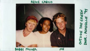 Bobby Miller, Regie Cabico, and Taylor Mali in 1994 (photo by Taylor Mali)